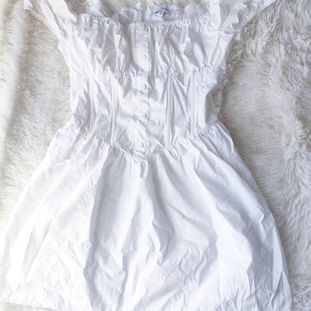 LA hearts Puff sleeve Off the Shoulder mini dress Size Small Like New - Picture 2 of 16
